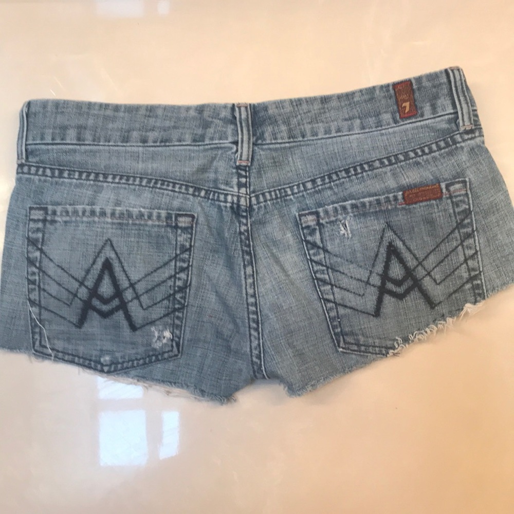7 For All Mankind Jean Shorts